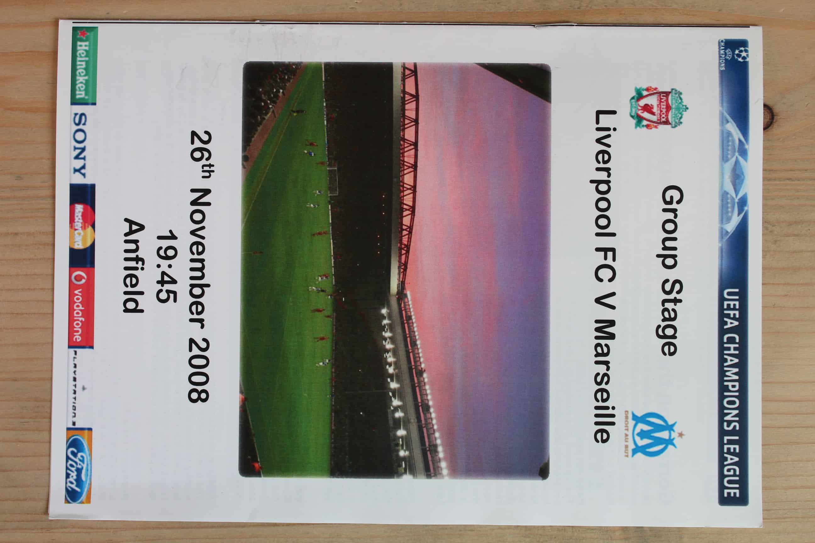 Liverpool FC v Olympique De Marseille